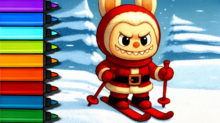 Easy Coloring Labubu Time