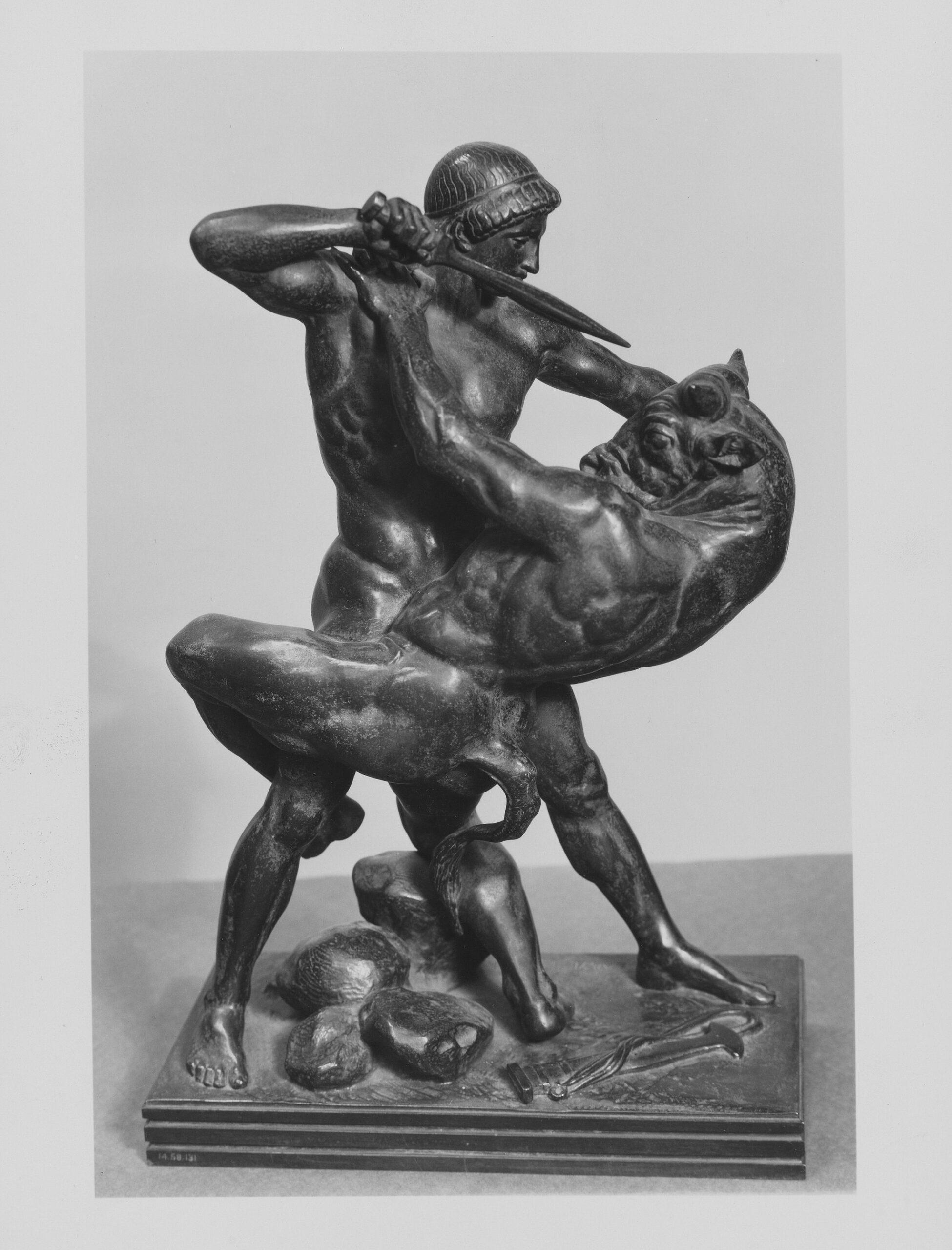 Theseus and the Minotaur: The Defining Human Image at Sacred AtoZ! Theseus and the Minotaur: The Defining Human Image
